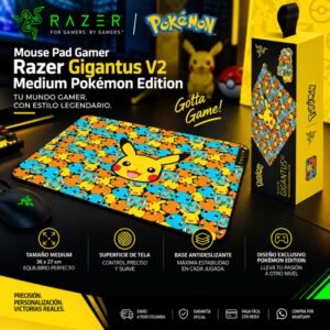 Mouse Pad Gamer Razer Gigantus V2 Medium Pokémon Edition