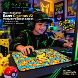 Mouse Pad Gamer Razer Gigantus V2 Medium Pokémon Edition