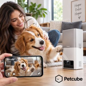 Petcube Bites 2 Lite Camara Inteligente para Mascotas con Dispensador de Premios