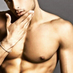 Man BBB body waxing: butt, ball and back