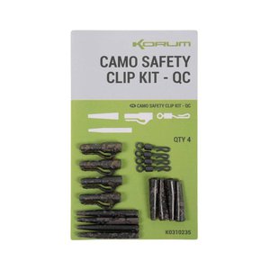 Korum Camo Safety Clip Kit - QC