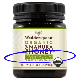 k factor wedderspoon manuka honey