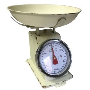 Vintage, Küchenwaage, bis 3 Kg, Metall – Bild 2