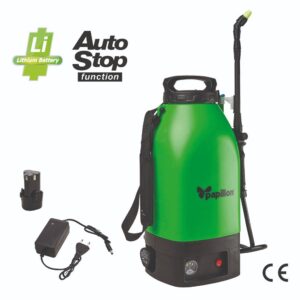 Pompa a Spalla a Batteria al Litio Papillon 9 Litri - Irroratrice Elettrica per Giardino, Orto e Trattamenti Fitoterapici