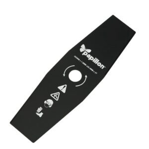 Disco Professionale Papillon a 2 Denti Romboidale in Acciaio Temperato – Ideale per Sterpaglia, Rovi e Sottobosco