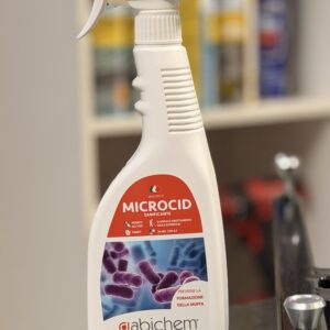 Microcid Abichem: Soluzione professionale per eliminare muffe, alghe e batteri dalle superfici