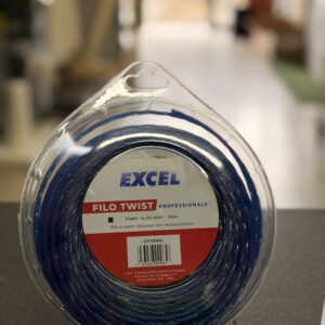 Filo Twist Professionale 4.00 mm x 30 m in Nylon Silenzioso per Decespugliatore – Excel Made in Italy - foto 1