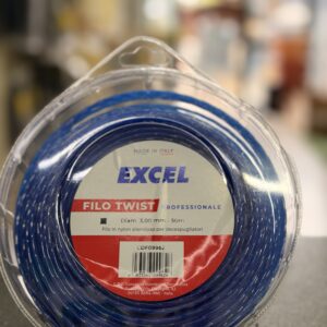Filo Twist Professionale 3.00 mm x 50 m in Nylon Silenzioso per Decespugliatore – Excel Made in Italy - foto 1