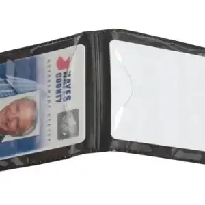 Shielded Vertical Magnetic Double Pocket Badge Holder - 100 per pack