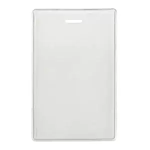 Heavy-Duty - Vertical - Clear Vinyl Proximity Card Holder - 100 per pack