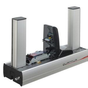 Combining the power of an industrial machine with the flexibility of a desktop printer, the Evolis Quantum 2 dual-sided printer offers versatility and modularity for any organization requiring high-volume printing of plastic ID cards.