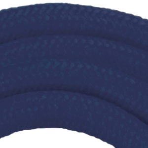 Navy Blue 1/4" Round "No-Flip" Lanyard with Wide Plastic Hook