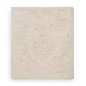 Jollein - Couverture Berceau 75x100cm Basic Knit - Nougat/Fleece Jollein