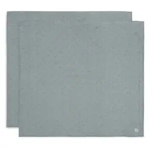 Jollein Lange Gaze de Coton Large 115x115cm Miffy Silhouettes - Sea Green - 2 Unités