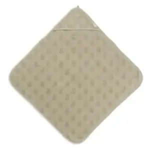 Jollein Cape de Bain Éponge 75x75cm Miffy Jacquard Olive Green