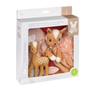 Sophie la girafe Fanfan le faon et son doudou
