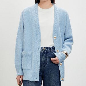 Custom Women's V-Neck Cardigan