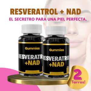 Resveratrol + NAD en gomitas!