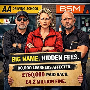 Automatic Driving Lessons - CMA forces AA and BSM to refund learners over hidden fees