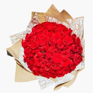 Buchón-de-101-Rosas-Rojas-Premium-bouquet de rosas rojas, 101 rosas rojas, rosas premium, flores rojas, regalo, arreglo de rosas rojas, flores románticas, floristería online, regalo Buchón de Rosas