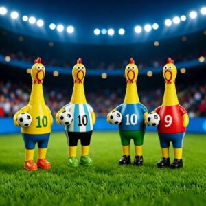 world cup screaming chicken