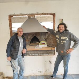 Costruzione forno da pane per il panificio i due petali