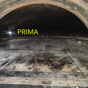 Restauro di un forno a legna in Sicilia- nuovo piano di cottura