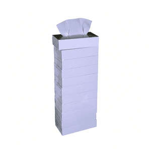 White Facial Tissues Box