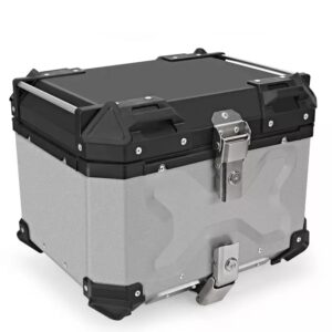 Aluminum Top Box - Silver X shape