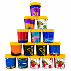 custom in-mold labeled containers