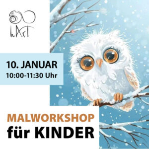 Malworkshop für Kinder - Eule - 10. Januar