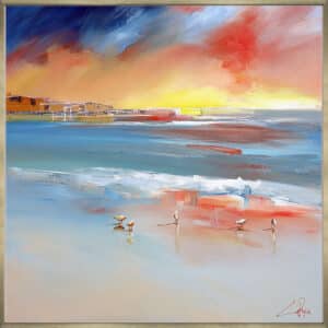 Blood Red Sunset - Canvas