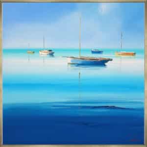 Blue Couta at Sunrise - Canvas