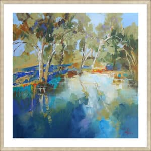 Cobram Creek - 5cm White Border