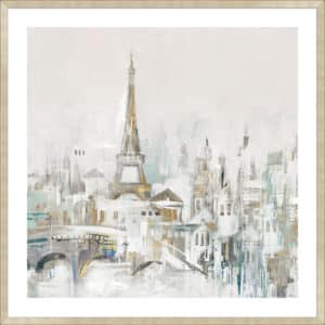 Golden Paris I - 5cm White Border