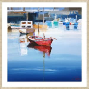 Mordialloc Moorings - 5cm White Border