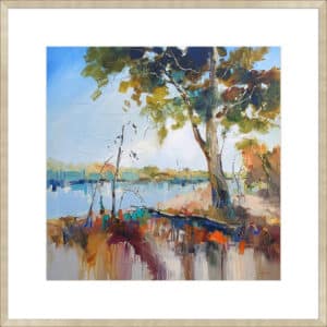 On the Murray River - 10cm Mount Board