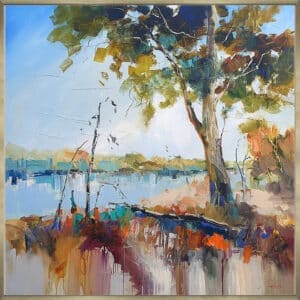 On the Murray River - Canvas