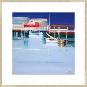 Port Fairy Moorings II - 10cm Mount Board