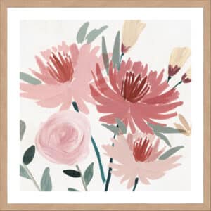 Tokyo Flowers II - 5cm White Border