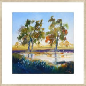 Winter Rain On The Plains - 10cm Mount Board