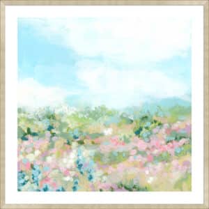 Bright Meadow I - 5cm White Border