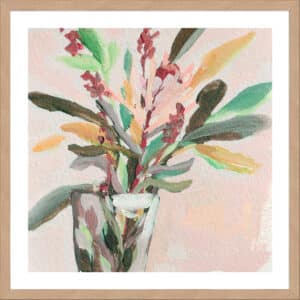 Glass Bouquet I - 5cm White Border
