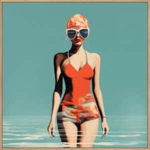 Swim Medley III - Canvas