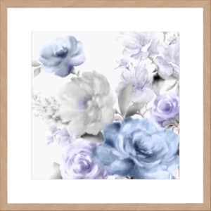 Light Floral II - 10cm Mount Board Lg. Box Natural