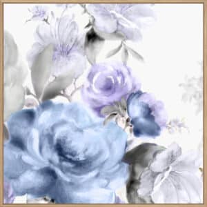 Light Floral I - Canvas Gallery Natural