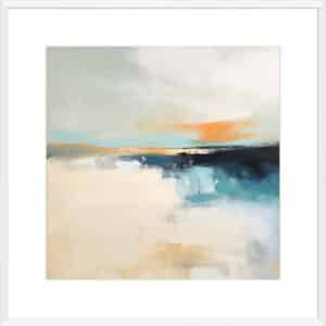 Seashore Abstraction II - 10cm Mount Board Box White