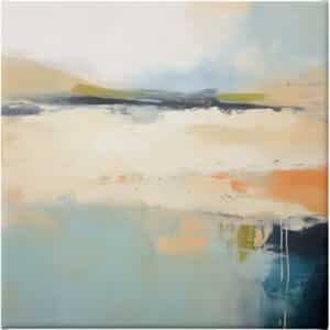 Seashore Abstraction I - Unframed Canvas Unframed Canvas