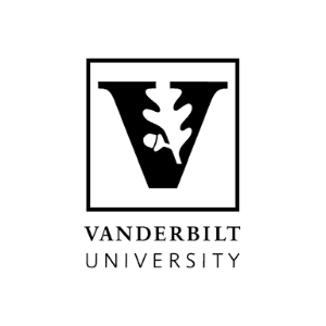 Vanderbilt University logo displayed prominently on a black background.