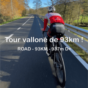 tour valloné au départ du Maillon 93 km